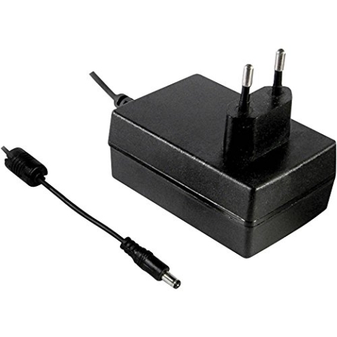 Mean Well GS36E12-P1J Leistungsadapter & Wechselrichter, 36 W, Schwarz – Leistungsadapter & Wechselrichter (90-264/135-370 V, 47/63 Hz, 0,7 A, 36 W, 12 V, 84,5%)