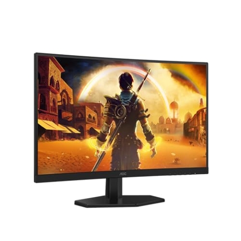 AOC Gaming C27G42E - 27 Zoll Full HD Curved Monitor, 180 Hz, 1 ms, FreeSync Premium (1920x1080, 1x HDMI 2.0, 1x DisplayPort 1.4) schwarz-rot
