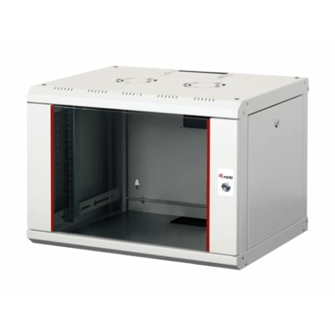 Equip Serverschrank 19" 07U 600x450mm Glastür grau