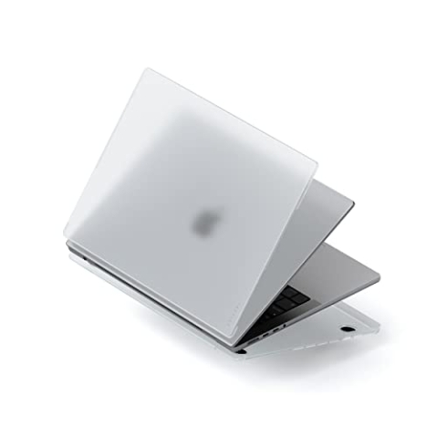 SATECHI Eco-Hartschalenhülle kompatibel mit MacBook Pro 14 Zoll (M1 2021, M2/M3 2023, M4 2024), schlank & leicht, hubfreundliches Design, transparent