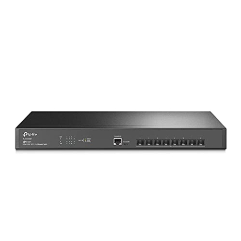 TP-Link JetStream TL-SX3008F V1 - Switch - 8 Anschlüsse - managed - an Rack montierbar