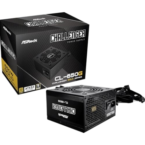 ASRock Steel Legend SL-650G, 650W ATX Netzteil, 80+ Gold Zertifiziert