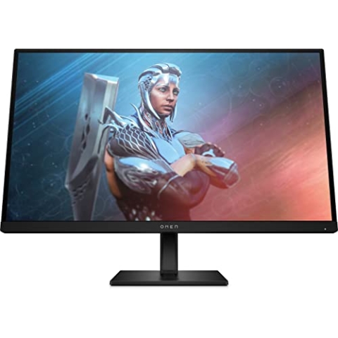 HP OMEN 27 Gaming Monitor - 27 Zoll Bildschirm, FHD Display, 165Hz, AMD FreeSync Premium, 1 ms Reaktionszeit, 2x HDMI 2.0, Display Port 1.4, Audioausgang, schwarz