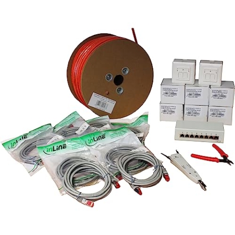 InLine 20155I Cat.6 Netzwerk Installation Kit