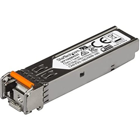 StarTech.com MSA konformes Gigabit Glasfaser SFP Transceiver 1000Base-BX (Downstream) - Single Mode LC LWL SFP- 10 Km - 1490nmTX/1310nmRX
