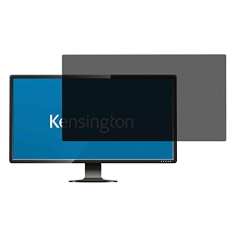 Kensington Blickschutzfilter für Monitore 19,5 Zoll, 16:9, Geeignet für LG, ViewSonic, Samsung, DSGVO-konform, Für mehr Datensicherheit, Mit Blaulichtfilter und Blendschutz, 626478
