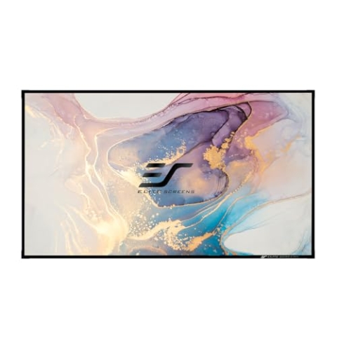 Elite Screens Aeon Edge Free Rahmenloser Bildschirm, ohne Rahmen, 244 x 137 cm, 16:9, Format 110 Zoll, CineWhite Stoff, AR110WH2