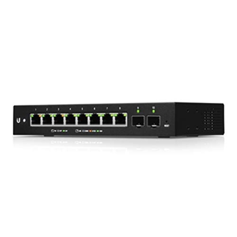 Ubiquiti UBIQUITI S-10XP - 8x10Base-T / 100Base-TX / 1000Base-T; 2xSFP; PoE Ports 1; ES-10XP