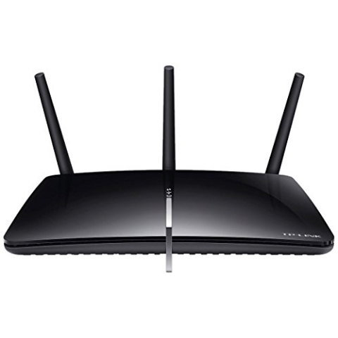 TP-Link Archer D7 Ac1750 Wireless Dual Band Gigabit ADSL2+ Modem Router (AT/CH Version, FTP und Mediaserver, Annex A, geeignet für Österreich/Schweiz)