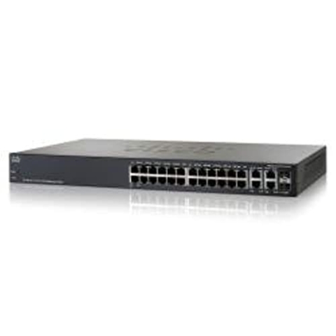 CISCO Small Business SRW224G4-K9-EU - SF 300-24 - 24-port 10/100 Managed Switch with Gigabit Uplinks