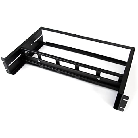 StarTech.com 2 HE DIN Schienensatz für Standard 19" Rack - Tiefenverstellbare Rackmount DIN-Schiene mit Top Hat, Mini, G-Schienen, 12,5kg Tragkraft (ADJDINKIT)