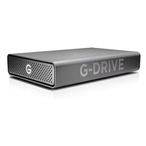 SanDisk® PROFESSIONAL G-DRIVE™ 6 TB, Desktop Festplatte Enterprise Klasse, externe Festplatte mit USB-C (5 Gbit/s) USB 3.2 Gen 1
