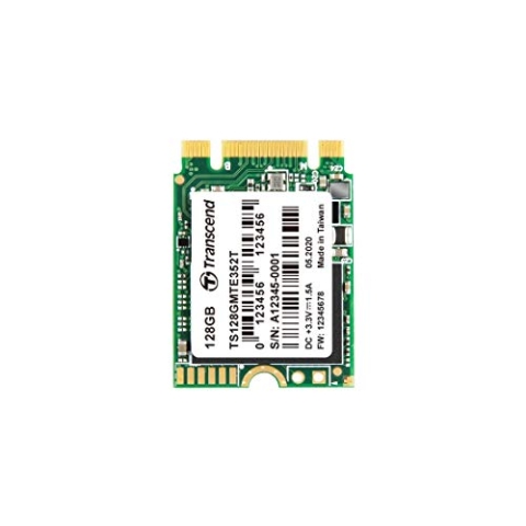 128 GB Transcend MTE352T M.2 PCIe NVMe Gen3x2 2230 interne SSD