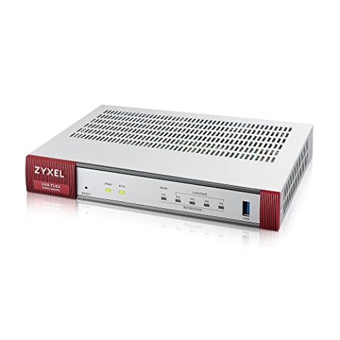 Zyxel USGFLEX50 ZyWALL VPN Network Security Firewall Router | Nur Hardware | Home & Small Business | Bis zu 25 Benutzer | Nebula Cloud Option