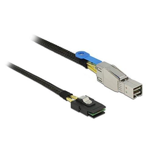 Delock 83616 Kabel, SAS HD auf Mini SAS, 1m schwarz