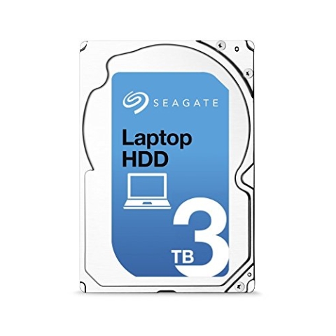 Seagate ST3000LM016 SATA-Festplatte, 3 TB, 6,3 cm (2,5 Zoll), silberfarben