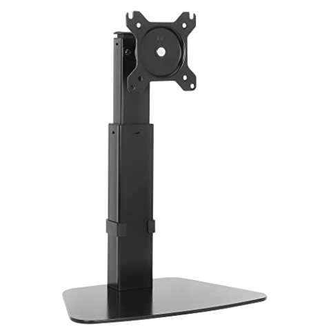 Manhattan 461894 Tischhalterung für 15-32 Zoll Monitor mit Verstellbarer Gasfeder und schwarzer Basis