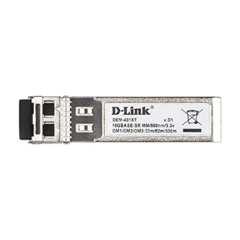 D-Link DEM‑431XT SFP+ Transceiver (unterstützt 10 Gbit/s Ethernet)