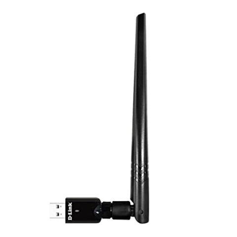 D-Link DWA-185 AC1200 MU-MIMO Wi-Fi USB Adapter (Dual Band, USB 3.0, abnehmbare High-Gain Antenne, WPA3, Kompatibel mit Windows, Mac und Linux)