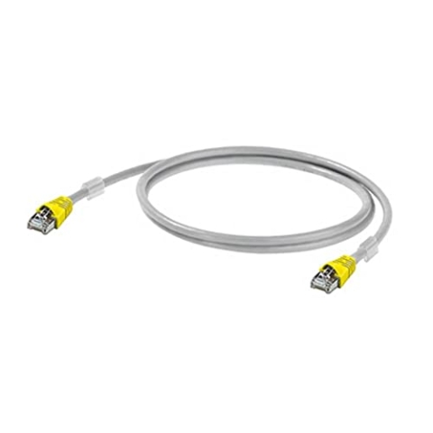 Weidmüller ie-c6fp8ld0150x40x40-Y 15m Cat6a S/FTP (S-STP) Grau, Gelb - Netzwerkkabel (EA, RJ-45, RJ-45, Stecker/Stecker, Kupfer, -20-60°c)