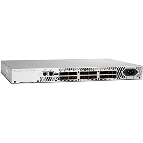 HP 8/8 Base (0) e-port SAN Switch - Switch - 8 x 8GB Fibre Channel SFP - an Rack montierbar