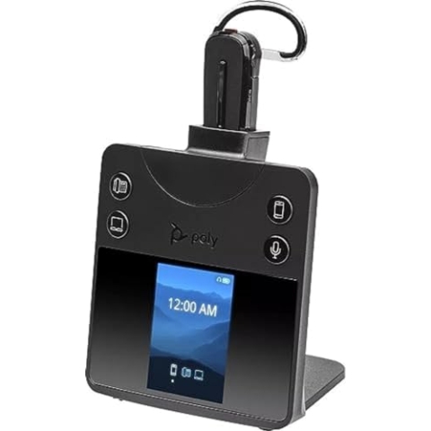 Plantronics Poly DECT Headset Savi 8445 Office konvertibel, Schwarz