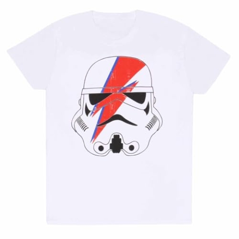 Star Wars Unisex Kurzarm-T-Shirt Ziggy Stormtrooper Weiß