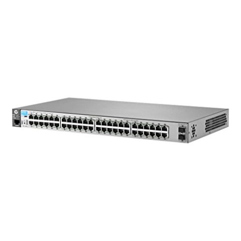 Hewlett Packard Enterprise 2530-48G-2SFP+ gemanaged L2 Gigabit Ethernet (10/100/1000) Edelstahl – Netzwerk-Switches (verwaltete L2, Gigabit Ethernet (10/100/1000), Full Duplex)