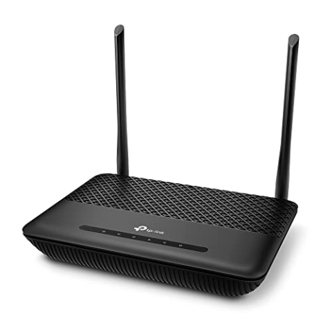 TP-Link TD-W9960v DSL Modem Router, VDSL-Vectoring 100Mbit/s, 4 x 100Mbps-Ports, N300 WLAN, Bis zu 6 DECT-Mobilteile, Unterstützt Telekom, O2, 1&1, nicht Vodafone MIC, nur für Deutschland