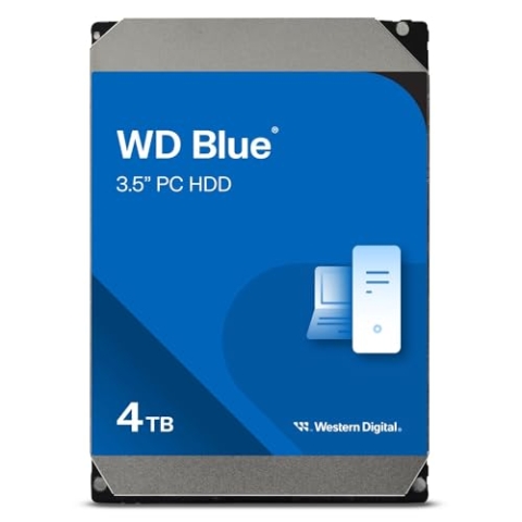 WD Blue 4TB Interne Festplatte (8,9 cm (3,5 Zoll)), SATA 6 Gb/s WD40EZRZ