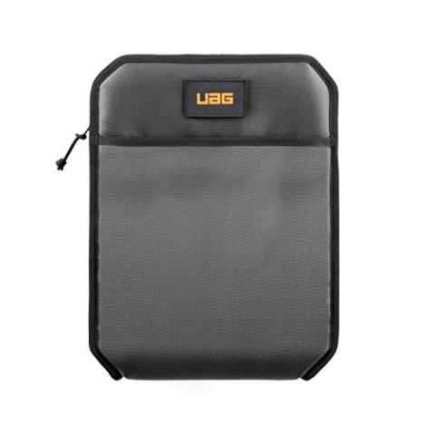 Urban Armor Gear Shock Sleeve Lite - Tasche für das Apple iPad Pro 12,9" (2020), Magic Keyboard & Apple Pencil - [360 Grad Rundumschutz, Robustes Nylongewebe, Tasche mit Reißverschluss] grau
