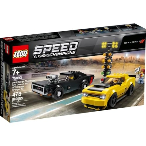LEGO Speed Champions - 2018 Dodge Challenger SRT Demon and 1970