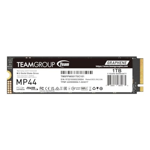TEAMGROUP SSD Team MP44 M.2 1TB PCIe G4x4 2280