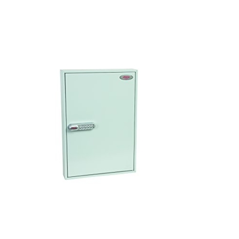 Phoenix Safe Company – KC0603E Commercial Key Cabinet - 100 Hooks | Electronic Lock | Key Holder Wall Mounted | Power Coated Paint | 7kg, Hellgrau