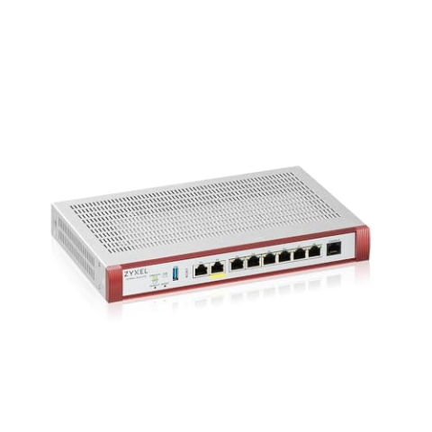 Zyxel USGFLEX200HP ZyWALL Hochgeschwindigkeits-Cybersicherheits-Firewall | 1-Jahres-UTM-Sicherheitspaket | 2x Multi-Gig 2.5G (1x PoE+) | VPN | Business Class | Bis zu 100 Benutzer | Nebula Cloud