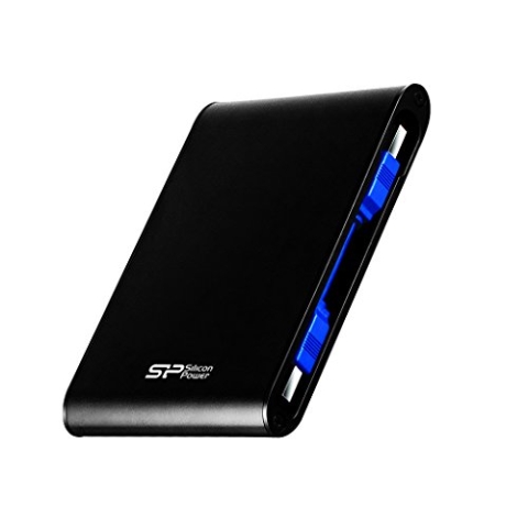 Silicon Power SP Power SP010TBPHDA80S3B Externe Festplatte 1TB (6,4 cm (2,5 Zoll), USB 3.0) blau, Mehrfarbig