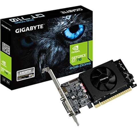 Gigabyte GeForce GT 710 2 GB Grafikkarten und unterstützt PCI Express 2.0 X8 Bus-Schnittstelle. Grafikkarten GV-N710D5-2GL