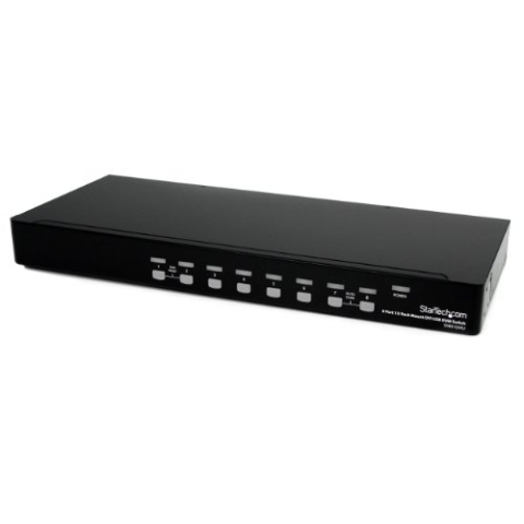 StarTech.com 8-Port DVI USB KVM Switch -DVI USB KVM Switch - 8-Port KVM-Switch -DVI KVM-Switch - KVM-Switch USB - DVI Switch zum Einbau (SV831DVIU)