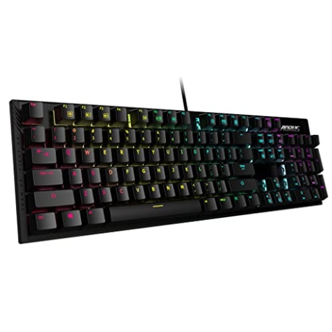 Gigabyte Aorus K1 Gaming Tastatur RGB QWERTZ, MX-Red, Schwarz