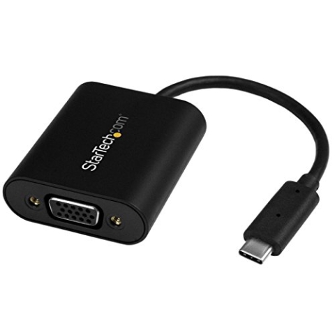 StarTech.com USB-C auf VGA Adapter - mit Presentations Mode Switch - 1920x1200 - USB Typ C zu VGA