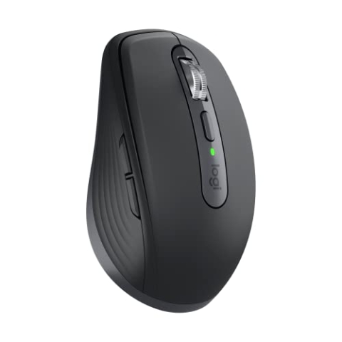 Logitech MX Anywhere 3S for Business – Kabellose Maus für Unternehmen, für Windows/Mac/Chrome/Linux, Bluetooth, leise Klicks, sicheres Logi Bolt, kompakt, 8K DPI, MagSpeed Scrollen - Graphit