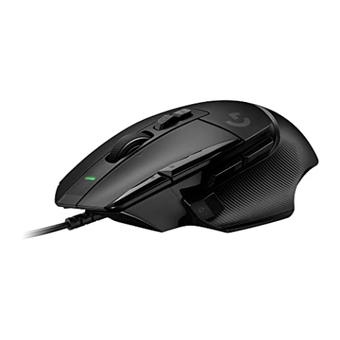 Logitech G502 X Bedrade Gamingmuis - LIGHTFORCE hybride, optisch-mechanische, primaire schakelaars, HERO 25K gaming sensor, voor PC - MacOS/Windows - Zwart