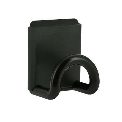 Unilux 100340762 Fil magnetisch Garderobenhaken, Rostfreier Stahl, Schwarz