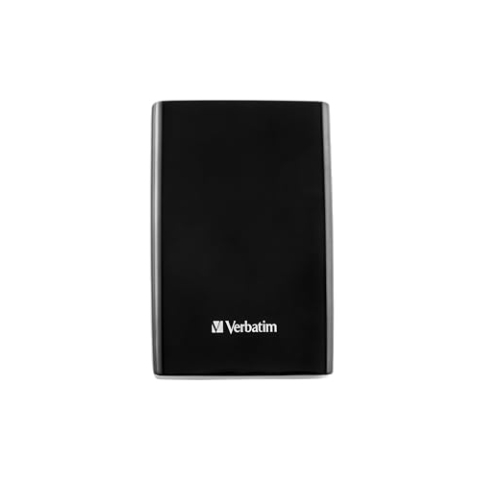 Verbatim Store 'n' Go Slim Portable SSD 512 GB, USB 3.2 Gen 1 SSD, bis 5 Gbit/s mit USB-C Anschluss & Adapter, Nero Backup-Software, Kompakt, leicht & zuverlässig für Mac, PC, Schwarz