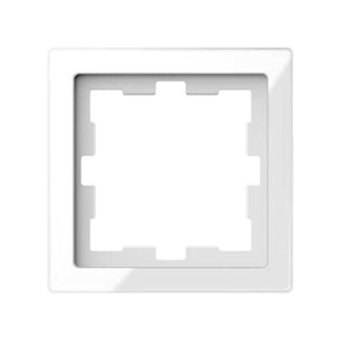 Schneider Electric mtn4010 – 6520 Rahmen 1 Element der Reihe d-life für senkrechte und waagerechte Montage, in Glas, Arktis