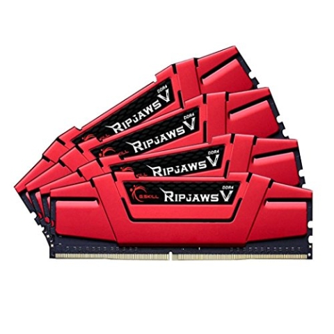 G.Skill Ripjaws F4-2400C15Q-16GVR Arbeitsspeicher 16GB PC 2400 (CL15, 4X 4GB) DDR4-RAM Kit