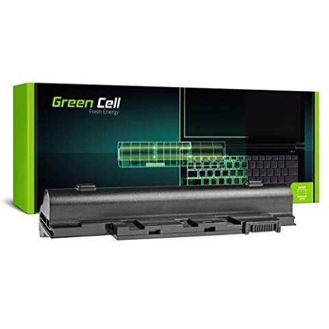 Green Cell AL10A31 AL10B31 AL10G31 Laptop Akku für Acer Aspire One 522 722 D255 D257 D260 D270 (6 Zellen 4400mAh 11.1V Schwarz)