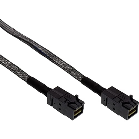 InLine 27625B Mini-SAS HD Kabel, SFF-8643 zu SFF-8643, mit Sideband, 1m