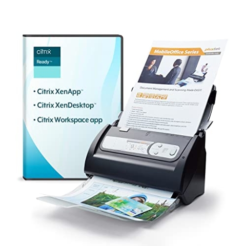 Plustek SmartOffice PS286 Plus Duplex Dokumentenscanner Schwarz, Silber