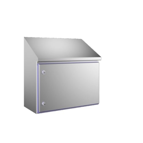 Rittal HD Edelstahl Wandgehäuse IP66, HxBxT 601 mm x 610 mm x 300mm